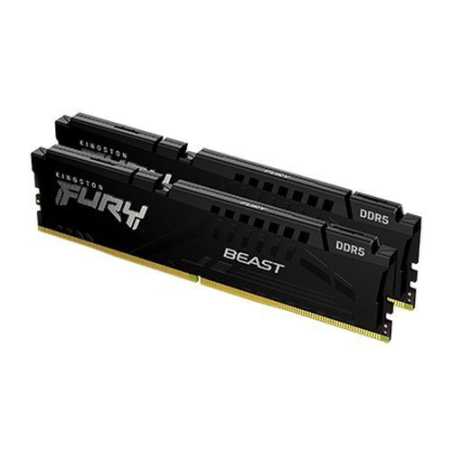 Kingston Fury Beast 32GB Kit (2 x 16GB), DDR5, 5200MHz (PC5-38400), CL40, 1.25V, ECC, XMP 3.0, AMD EXPO, PMIC, DIMM Memory