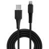 LINDY 31319 0.5m USB to Lightning Cable, Black