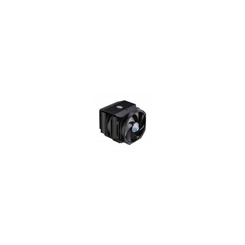 COOLER MASTER MasterAir MA624 Stealth Fan CPU Cooler, Universal Socket, Dual 140mm SickleFlow PWM with Additional 120mm Fan for 