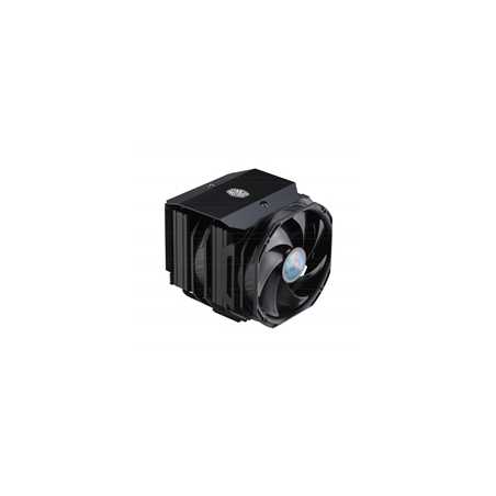 COOLER MASTER MasterAir MA624 Stealth Fan CPU Cooler, Universal Socket, Dual 140mm SickleFlow PWM with Additional 120mm Fan for 