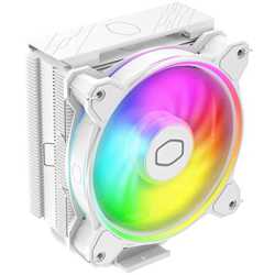 Cooler Master Hyper 212 Halo White Fan CPU Cooler, Universal Socket, 120mm PWM MF120 HALO2 ARGB Fan, 2050RPM, 4 White Pure Heat 