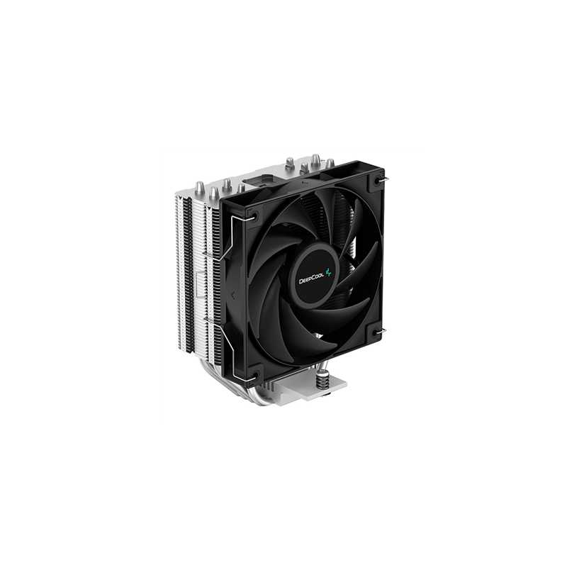 DeepCool AG400 Fan CPU Cooler, Universal Socket, High Efficiency 120mm PWM Cooling Black Fan, 2000RPM, 4 Heat Pipes, 220W Heat D