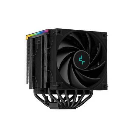 DeepCool AK620 Digital CPU Cooler, Black, 2x 120mm Fan, Dual Tower, ARGB, 6x Direct Touch Copper Heatpipes, Intel/AMD