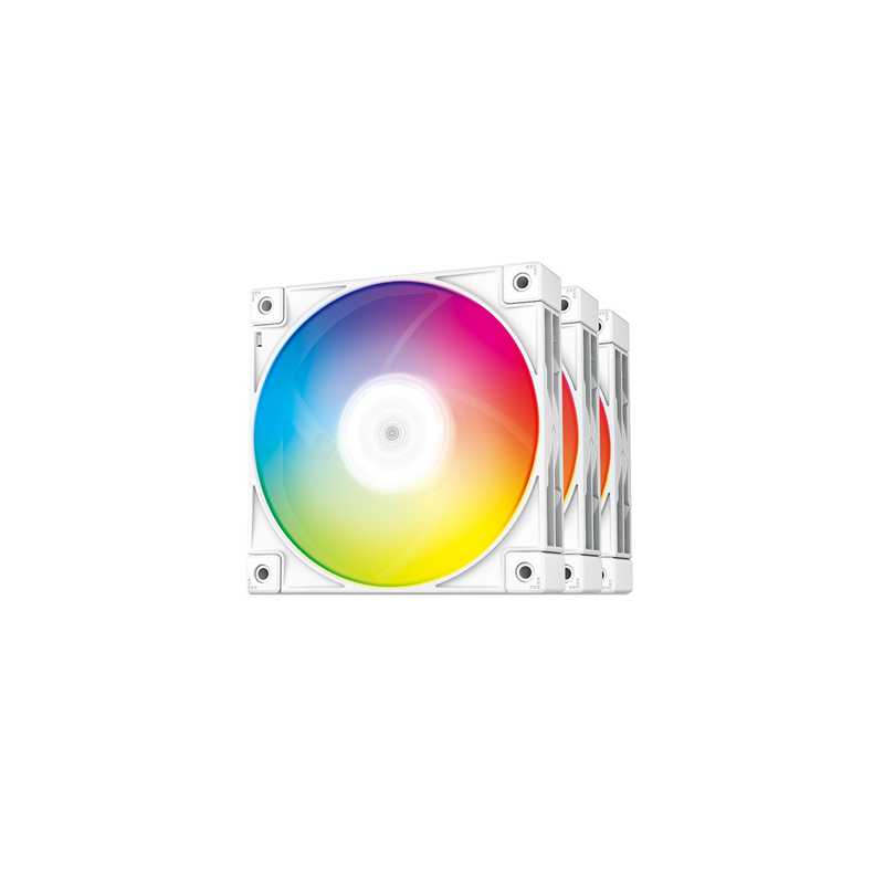 DeepCool FC120 WHITE PLUS 3-IN-1 Addressable RGB 3 Fan Pack