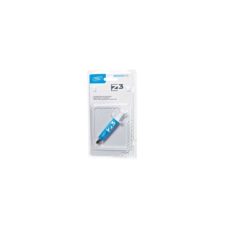 DeepCool Z3 Thermal Compound Syringe, 6.5g, Silver Grey, High Performance with Excellent Thermal Conductivity, High Compatibilit