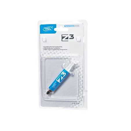 DeepCool Z3 Thermal Compound Syringe, 6.5g, Silver Grey, High Performance with Excellent Thermal Conductivity, High Compatibilit