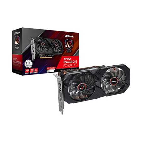 ASRock AMD Radeon RX 6500 XT Phantom Gaming D 4GB OC Graphics Card