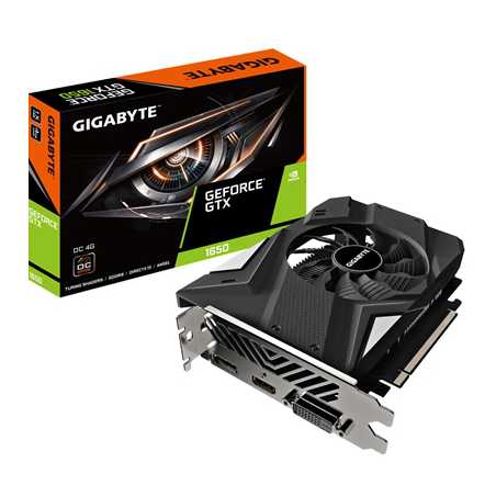 Gigabyte Nvidia GeForce GTX 1650 D6 OC 4GB Single Fan Compact Graphics Card