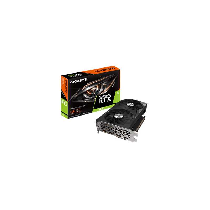 Gigabyte Nvidia GeForce RTX 3060 WINDFORCE OC 12GB V2 LHR Dual Fan Graphics Card