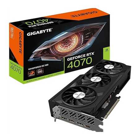 Gigabyte Nvidia GeForce RTX 4070 WINDFORCE OC 12GB Graphics Card