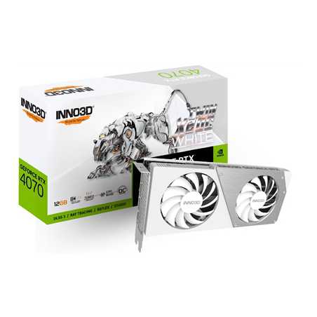 Inno3D Nvidia GeForce RTX 4070 Twin X2 OC White Graphics Card