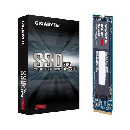 Gigabyte GP-GSM2NE3256GNTD 256GB M.2 PCIe NVMe Read 1700MB/s Write 1100MB/s 3 Year Warranty