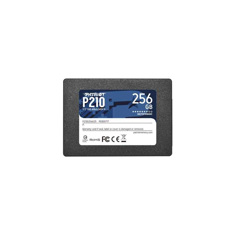 Patriot P210 SATA 3 256GB SSD 2.5 Inch Internal Solid State Drive -  P210S256G25