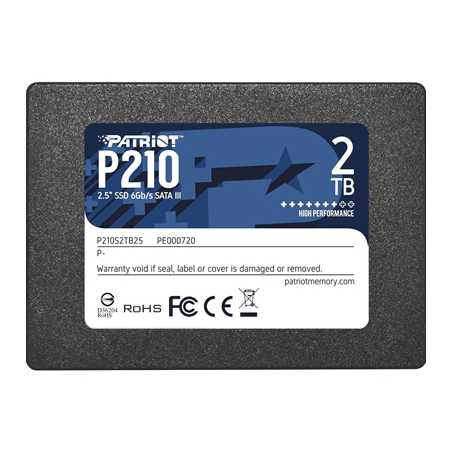 Patriot P210 SSD 2TB SATA 3 Internal Solid State Drive 2.5"