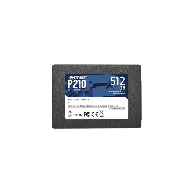 Patriot P210 512GB 2.5" SATA III SSD