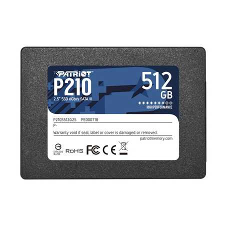 Patriot P210 512GB 2.5" SATA III SSD