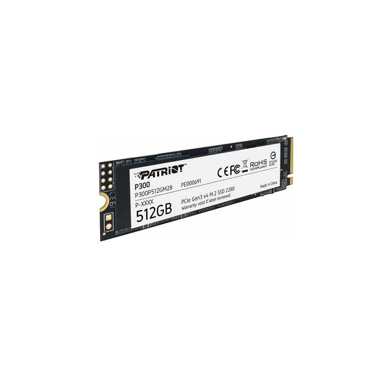 Patriot P300 512GB M.2 2280 PCIe NVMe SSD