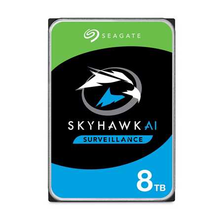 Seagate SkyHawk Surveillance AI 8TB 3.5" 7200RPM 256MB Cache SATA III Internal Hard Drive