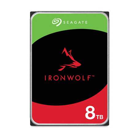 Seagate IronWolf NAS ST8000VN004 8TB 3.5" 7200RPM 256MB Cache Sata lll Internal Hard Drive