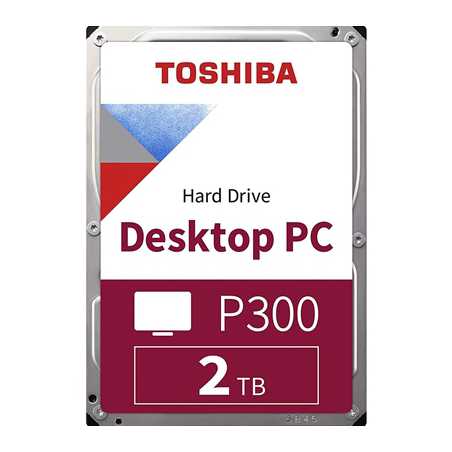 Toshiba P300 HDWD320UZSVA 2TB 3.5" 7200RPM 256MB Serial ATAP300 Desktop HDD