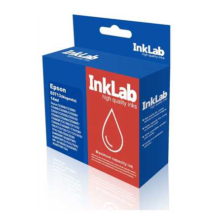 InkLab 713 Epson Compatible Magenta Replacement Ink