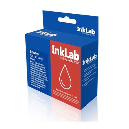 InkLab 714 Epson Compatible Yellow Replacement Ink