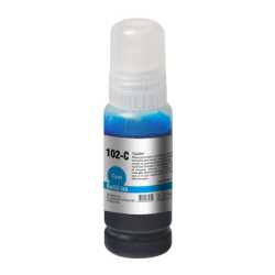 InkLab 102 Epson Compatible EcoTank Cyan Ink Bottle