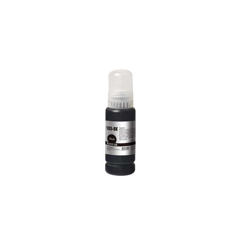 InkLab 103 Epson Compatible EcoTank Black ink bottle