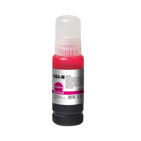 InkLab 104 Epson Compatible EcoTank Magenta Ink Bottle