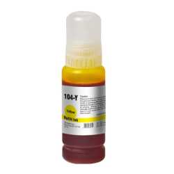 InkLab 104 Epson Compatible EcoTank Yellow Ink Bottle