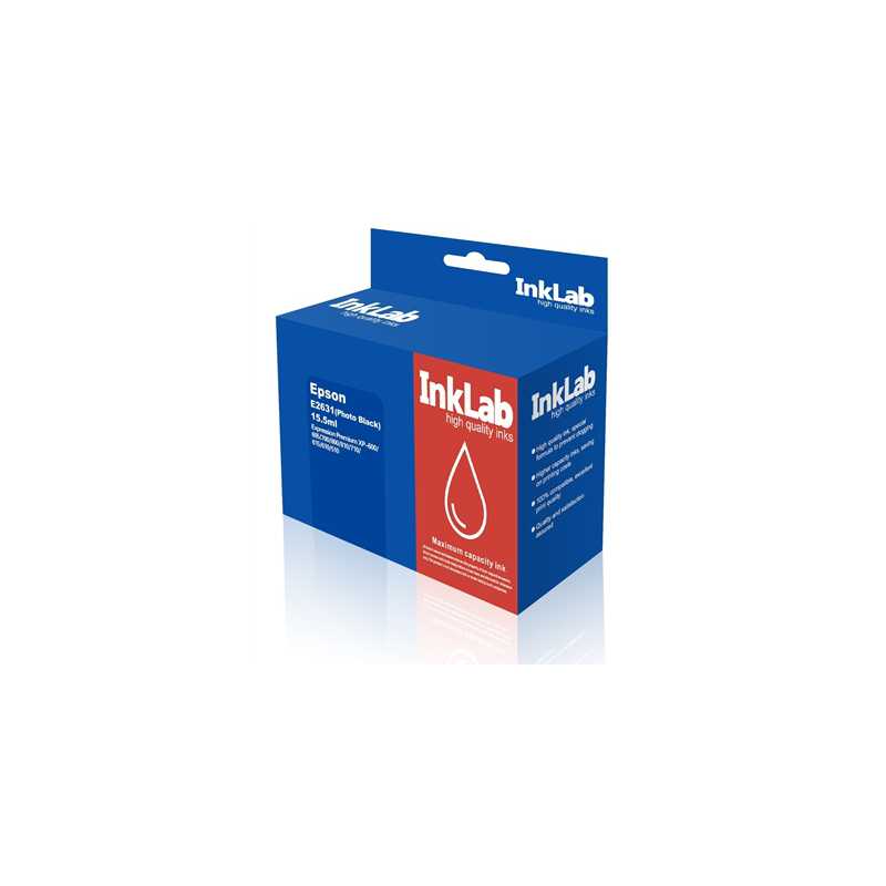 InkLab 2631 Epson Compatible Photo Black Replacement Ink