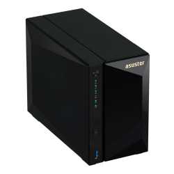 ASUSTOR AS4002T 2-Bay NAS Enclosure (No Drives), Dual Core 1.6GHz CPU, 2GB DDR4, 10G LAN, Hot Swap, USB 3.0