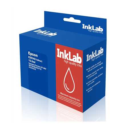 InkLab 2634 Epson Compatible Yellow Replacement Ink