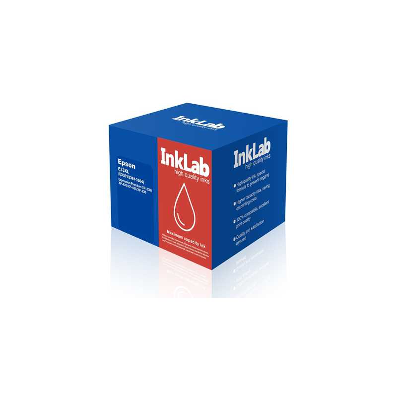 InkLab 33 XL Epson Compatible Multipack Replacment Ink