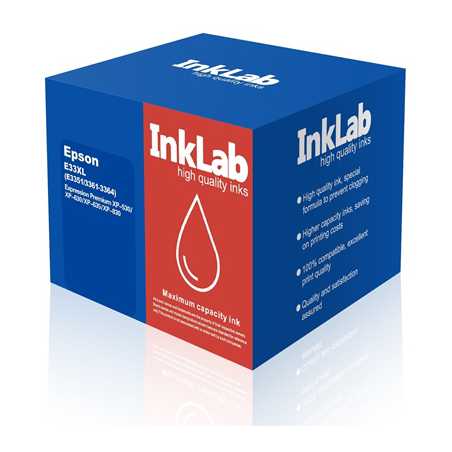 InkLab 33 XL Epson Compatible Multipack Replacment Ink
