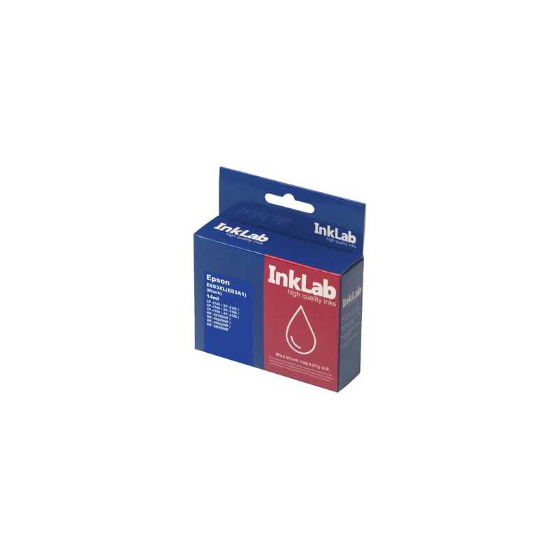 InkLab 603XL Epson Compatible Black Replacement Ink