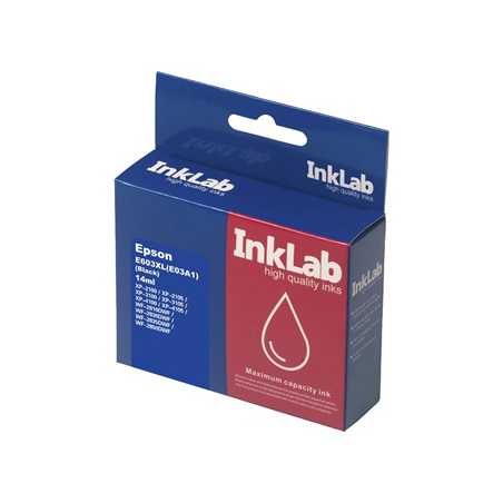 InkLab 603XL Epson Compatible Black Replacement Ink