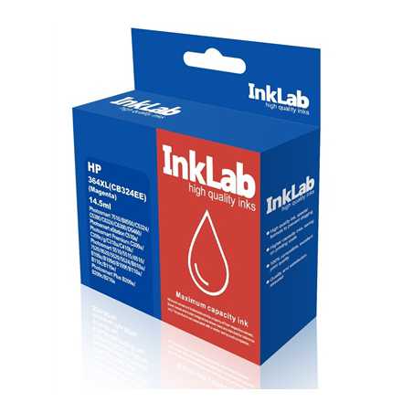 InkLab 364 XL HP Compatible Magenta Replacement Ink