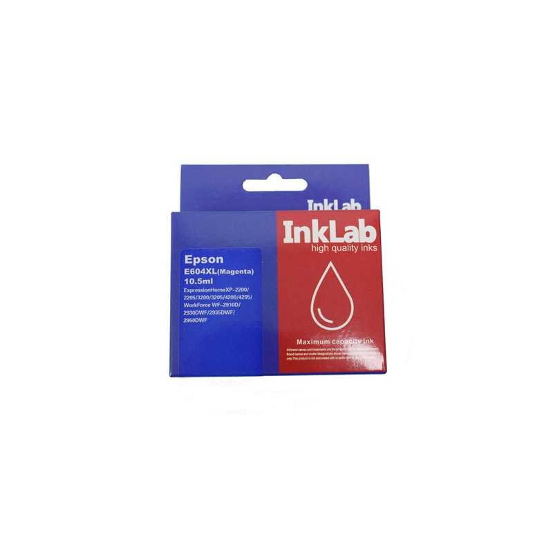 InkLab 604 Epson Compatible Magenta Replacement Ink