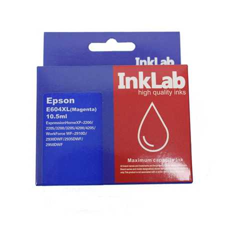 InkLab 604 Epson Compatible Magenta Replacement Ink