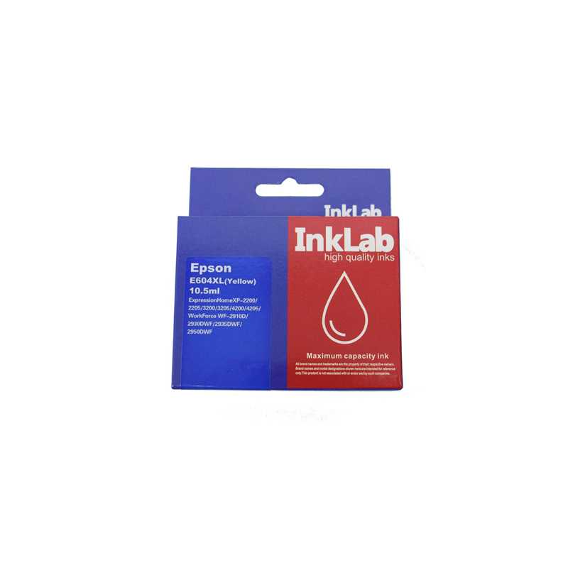 InkLab 604 Epson Compatible Yellow Replacement Ink