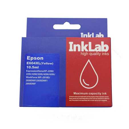 InkLab 604 Epson Compatible Yellow Replacement Ink