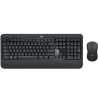 Logitech MK540 Advanced Wireless Keyboard and Mouse Combo for Windows, 2.4 GHz Unifying USB-Receiver, Multimedia Hotkeys, 3-Year