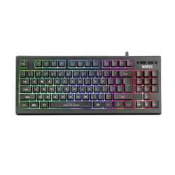 Marvo Scorpion K607 80% TKL Layout Gaming Keyboard, Multimedia, USB 2.0, Full Anti-ghosting, Ergonomic Compact Design, 3 Colour 