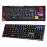 Marvo Scorpion KG909-UK Full Size Mechanical Gaming Keyboard, with Blue Mechanical Switches, RGB Backlight with Individual LED f