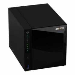 ASUSTOR AS4004T 4-Bay NAS Enclosure (No Drives), Dual Core 1.6GHz CPU, 2GB DRR4, 10G LAN, Hot Swap, USB 3.0