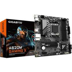 Gigabyte A620M GAMING X DDR5 Motherboard, AMD Socket AM5, 1x PCIe 4.0 x16, 1x PCIe 4.0 x4 M.2, GbE LAN, DisplayPort, HDMI, Q-Fla