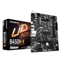 Gigabyte B450M K DDR4 Motherboard, AMD Socket AM4, Micro ATX, USB 3.2 Gen 1, 1 PCIe 3.0 x16, 1 PCIe 3.0 x4 M.2, HDMI 2.0, Realte