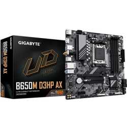 Gigabyte B650M D3HP AX, AMD AM5 Socket, 4x DDR5, 2x M.2 & 4x SATA, Wi-Fi 6E, Micro ATX Motherboard