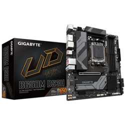Gigabyte B650M DS3H DDR5 Motherboard, AMD Socket AM5, Micro ATX, 1x PCIe 4.0 x16, 1x PCIe 3.0 x1, 2x M.2 2280 PCIe 4.0, Realtek 